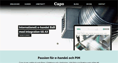 Desktop Screenshot of capo.se