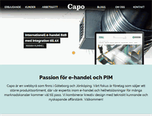 Tablet Screenshot of capo.se